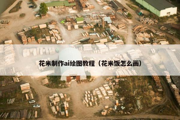 花米制作ai绘图教程（花米饭怎么画）