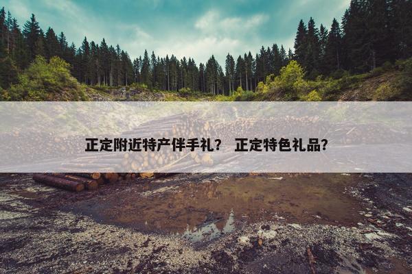 正定附近特产伴手礼？ 正定特色礼品？