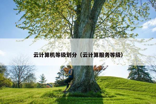 云计算机等级划分（云计算服务等级）