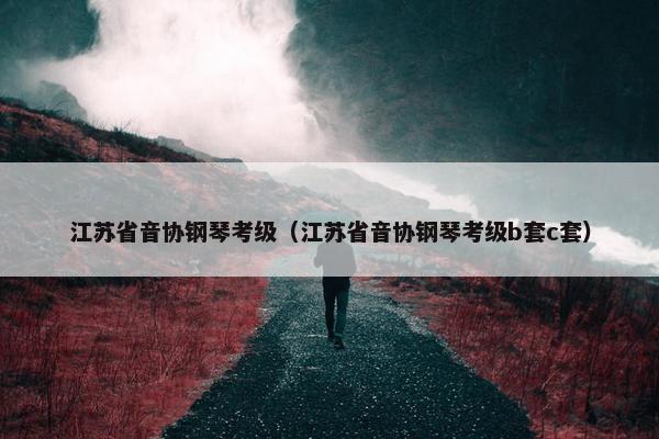 江苏省音协钢琴考级（江苏省音协钢琴考级b套c套）