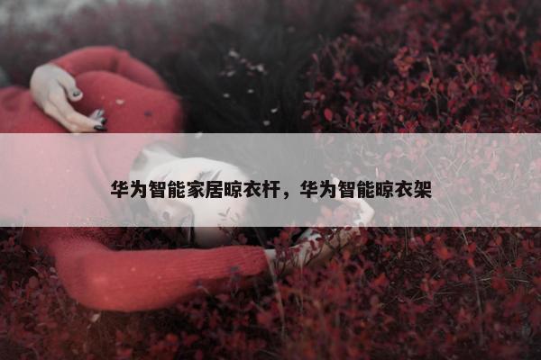 华为智能家居晾衣杆，华为智能晾衣架