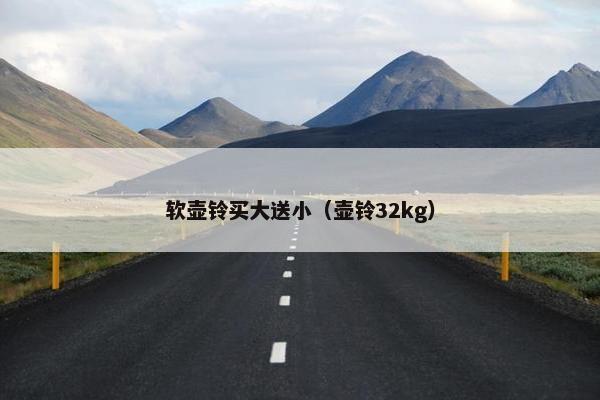 软壶铃买大送小（壶铃32kg）