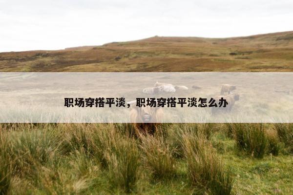 职场穿搭平淡，职场穿搭平淡怎么办