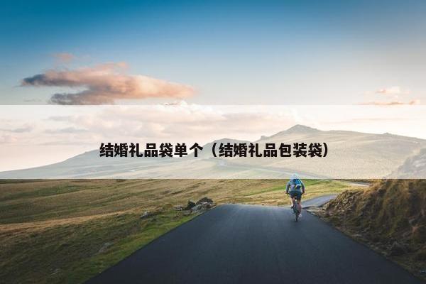 结婚礼品袋单个（结婚礼品包装袋）