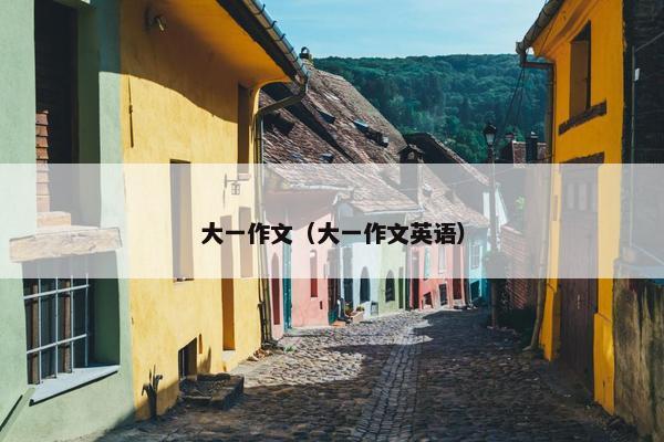 大一作文（大一作文英语）