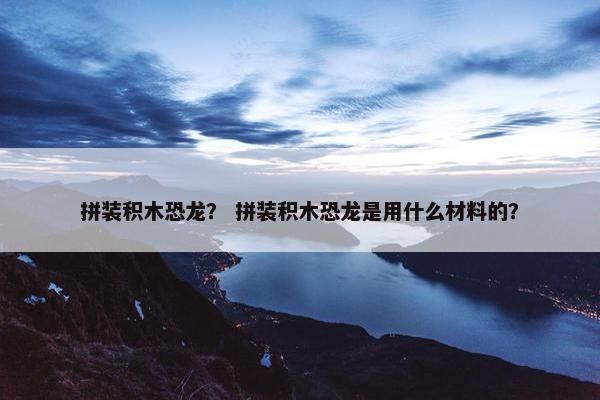 拼装积木恐龙？ 拼装积木恐龙是用什么材料的？
