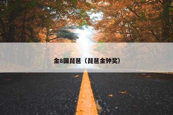 金8国琵琶（琵琶金钟奖）