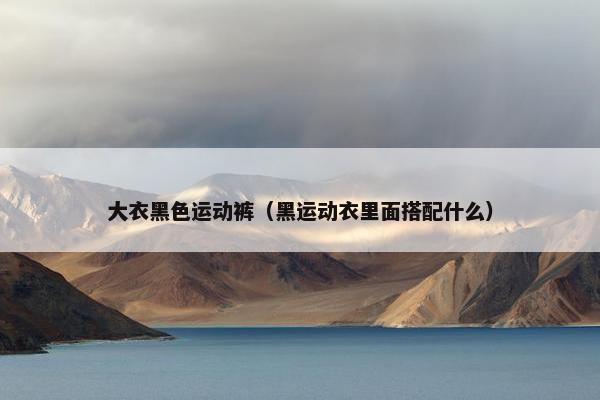 大衣黑色运动裤（黑运动衣里面搭配什么）