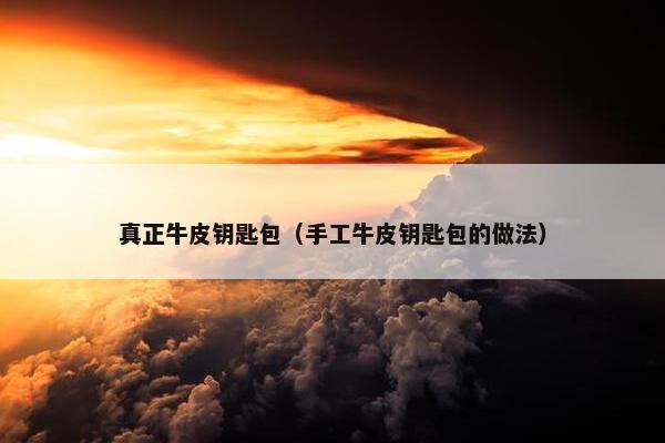 真正牛皮钥匙包（手工牛皮钥匙包的做法）