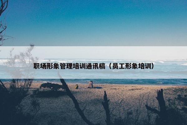 职场形象管理培训通讯稿（员工形象培训）