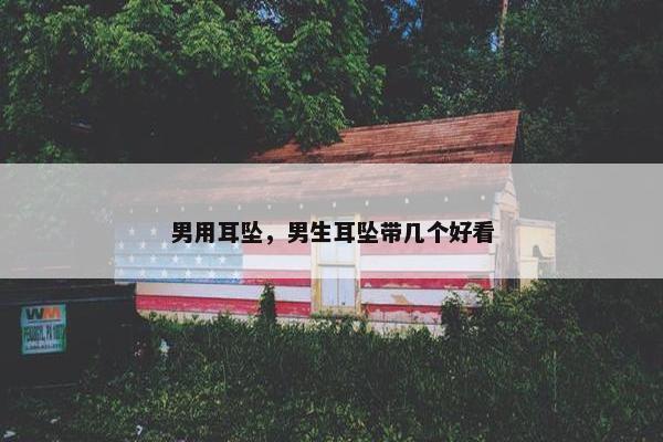 男用耳坠，男生耳坠带几个好看