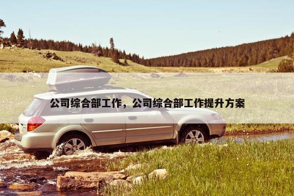 公司综合部工作，公司综合部工作提升方案