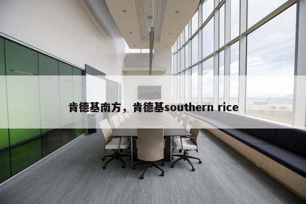 肯德基南方，肯德基southern rice