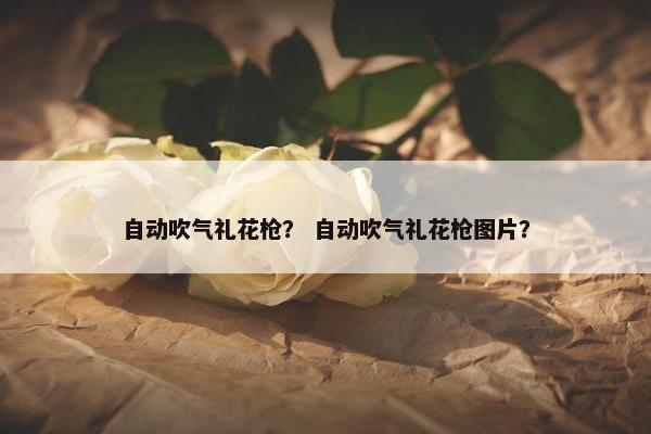 自动吹气礼花枪？ 自动吹气礼花枪图片？