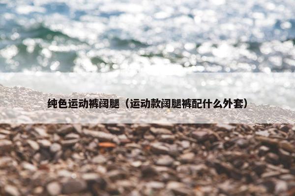 纯色运动裤阔腿（运动款阔腿裤配什么外套）