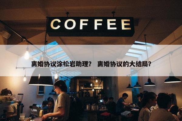 离婚协议涂松岩助理？ 离婚协议的大结局？