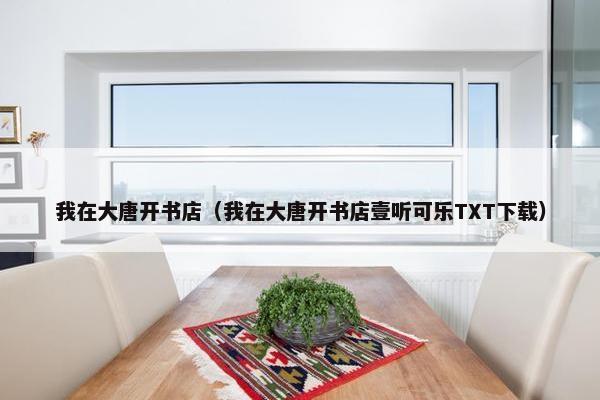 我在大唐开书店（我在大唐开书店壹听可乐TXT下载）