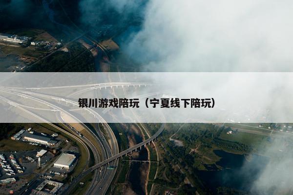 银川游戏陪玩（宁夏线下陪玩）