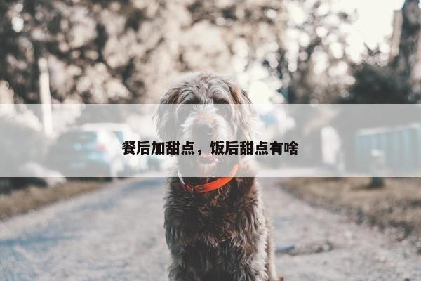 餐后加甜点，饭后甜点有啥