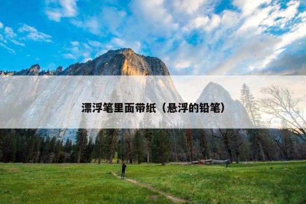 漂浮笔里面带纸（悬浮的铅笔）