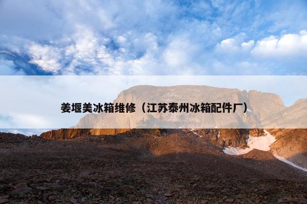 姜堰美冰箱维修（江苏泰州冰箱配件厂）
