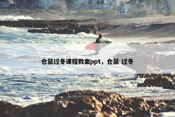 仓鼠过冬课程教案ppt，仓鼠 过冬
