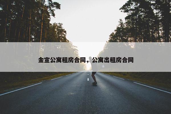 金宣公寓租房合同，公寓出租房合同