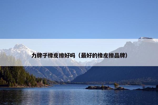 力牌子橡皮擦好吗（最好的橡皮擦品牌）